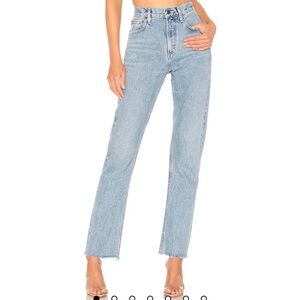 Agolde jeans Cherie High Rise Straight in Merit